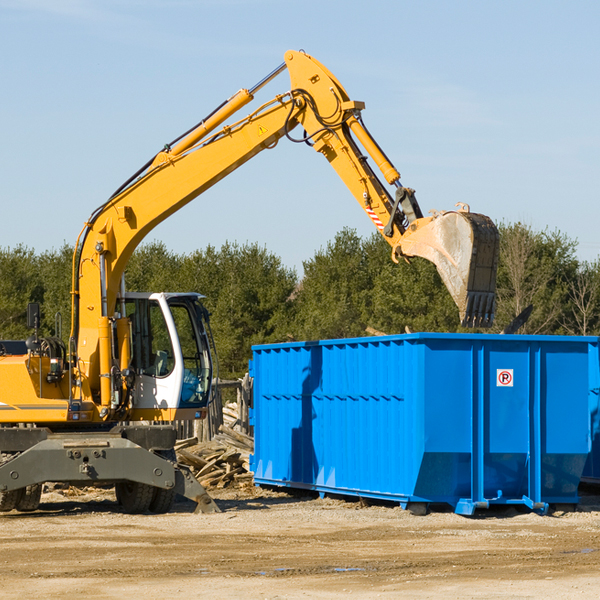 can i choose the location where the residential dumpster will be placed in Newark